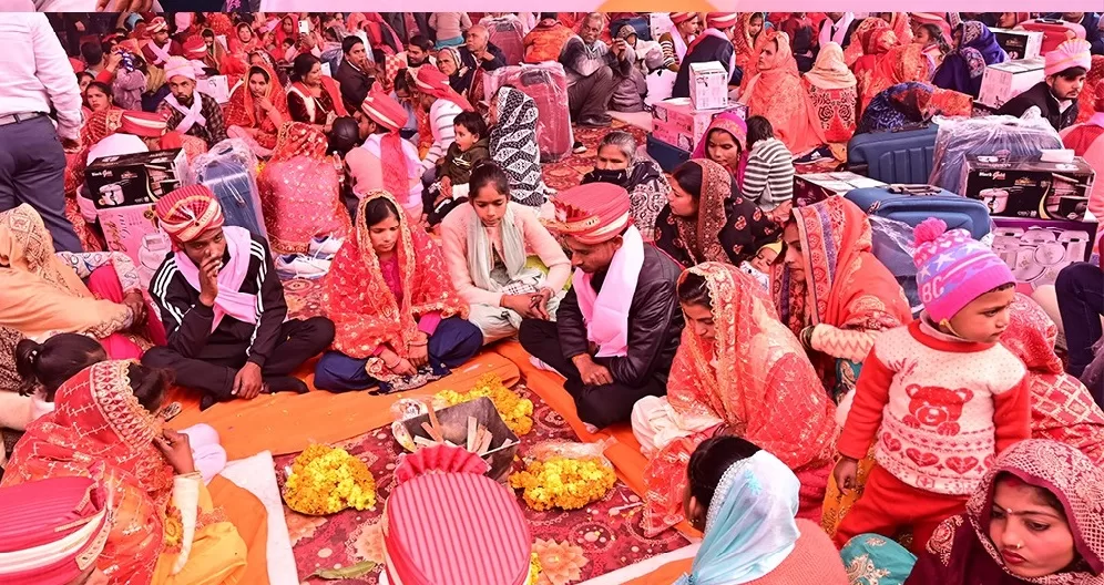 mukhyamantri samuhik vivah yojna in bareilly, #बरेली, मुख्यमंत्री सामूहिक विवाह, #निकाह, #BareillyLive,