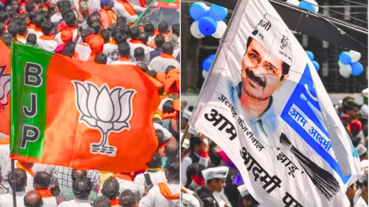 Delhi Election Results 2025: BJP won five and AAP won six seats in Delhi elections