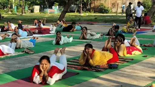 #InternationalYogaDay, #बरेली, जगायी योग की अलख,