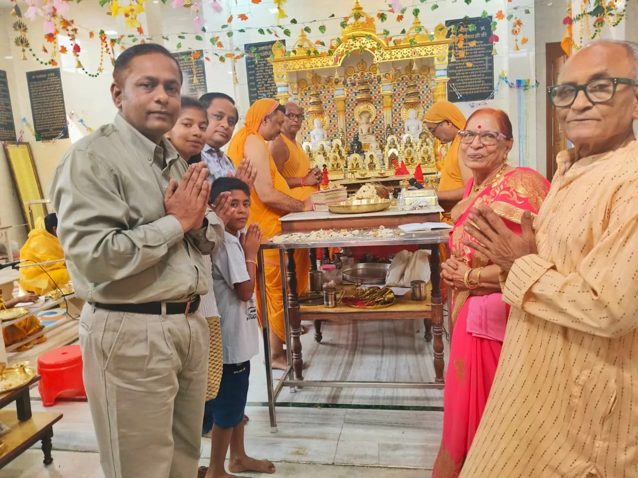 BareillyNews, बरेली,नतेरस,आचार्य विद्यासागर, जैन मंदिर बिहारीपुर, कल्याण मंदिर विधान, भगवान महावीर,