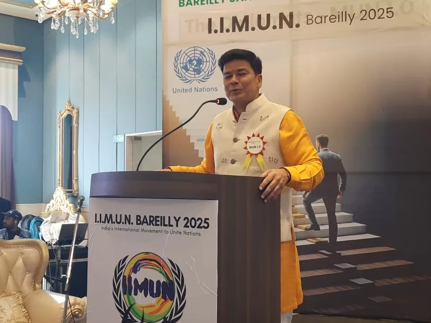 बरेली, BareillyLive, जी.डी. गोयनका पब्लिक स्कूल, इंडियाज़ इंटरनेशनल मूवमेंट टू यूनाइट नेशन्स, IIMUN, IIMUN Bareilly Conference 2025,GD Goenka School,