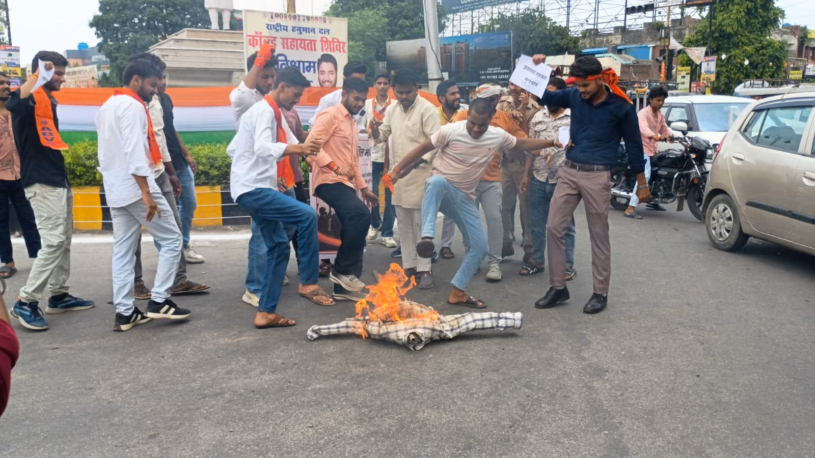 झारखंड पुलिस की कार्रवाई के विरोध में अभाविप
