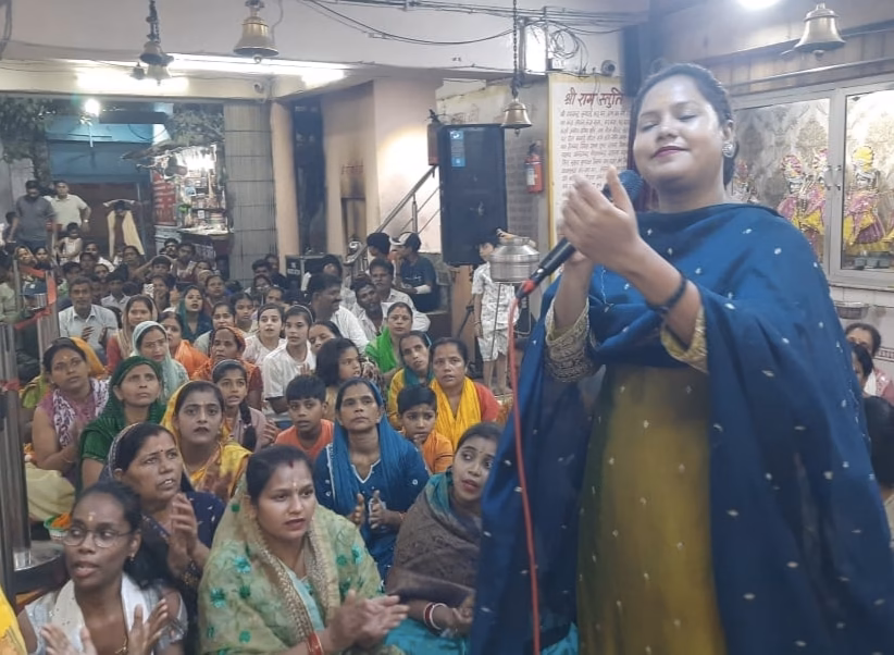 श्यामगंज में श्रावण पुत्रदा एकादशी पर भव्य श्याम गुणगान