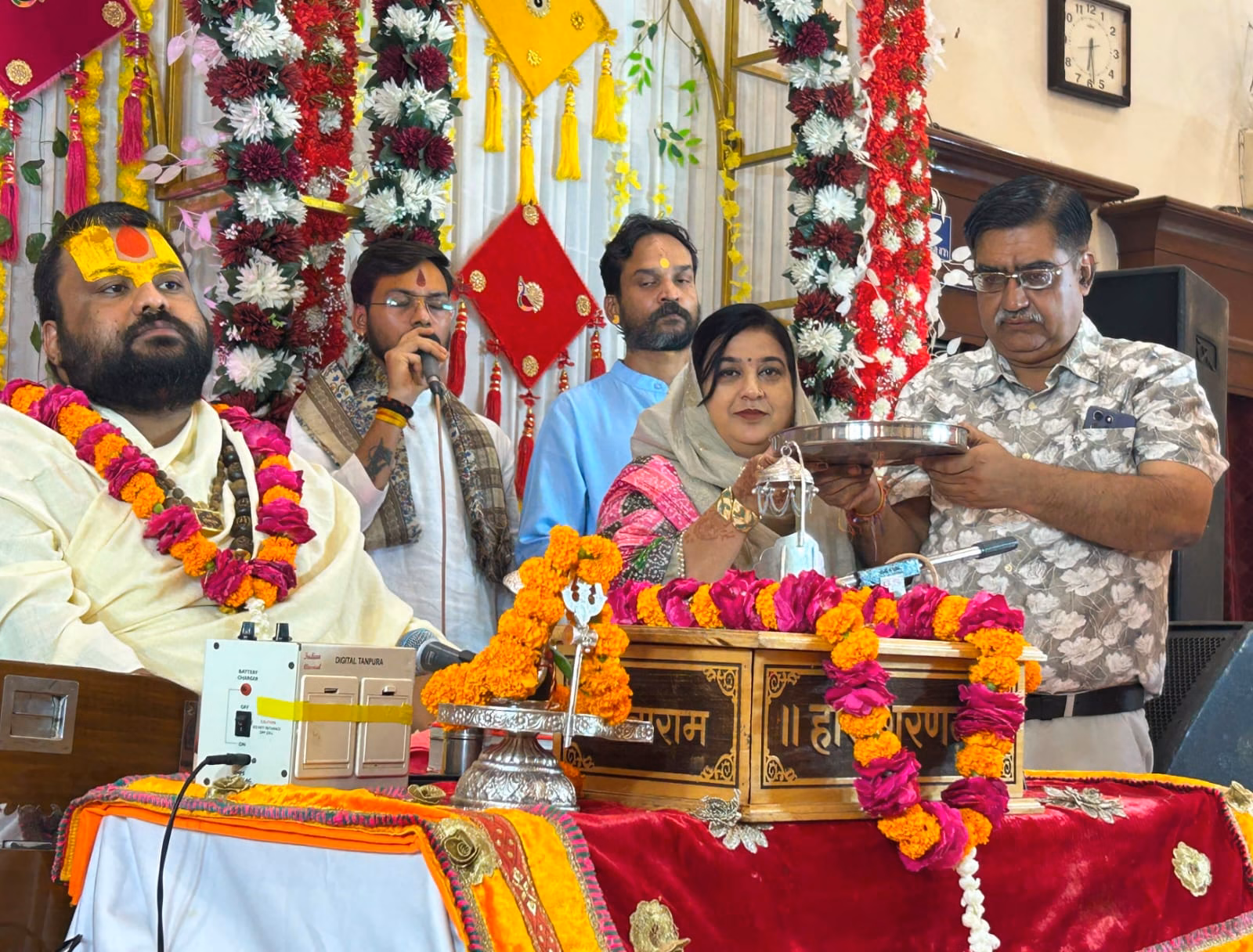 श्री रामायण मंदिर में तुलसी जयंती महोत्सव
